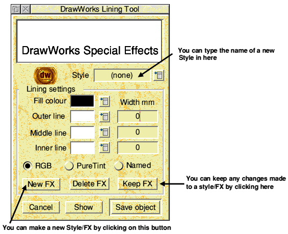 Lining Tool
